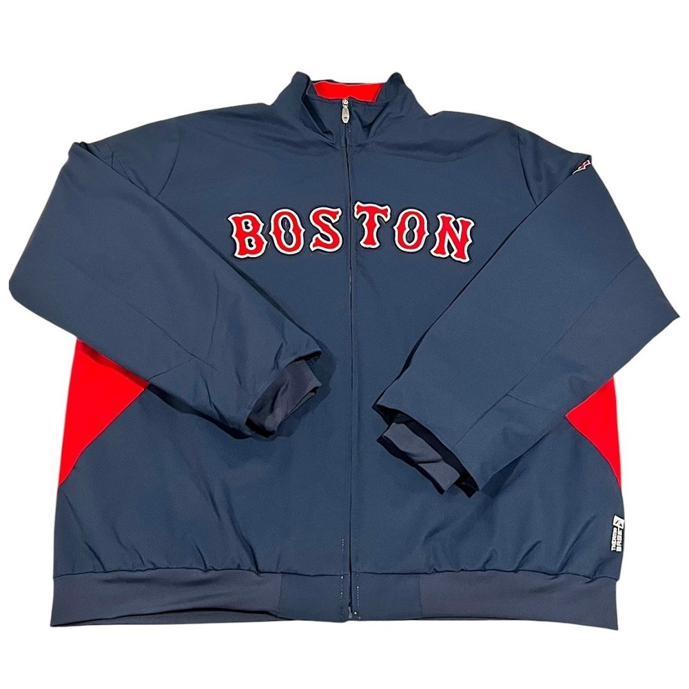 Majestic Boston Red‎ Sox Therma Base Jacket Men's XL Navy Full Zip